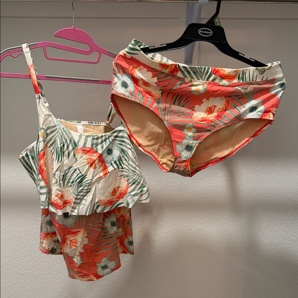 Swim by Cacique Floral Print Women's Swim Set